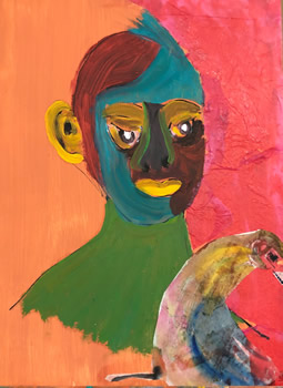 Man with Bird